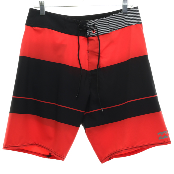 Billabong PRO 19" TAJ Burrow Board Shorts Men 30 Black/Red - Picture 1 of 13